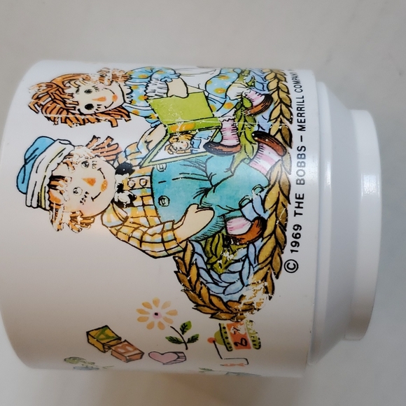 Vintage Raggedy Ann and Andy Dishes Cup & Bowl Set of 3 - Picture 10 of 15